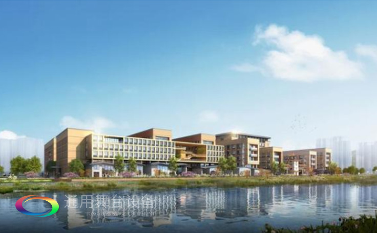 科學計劃工期、合理交叉施工,保質保量順利完成工程的交付!通用舞臺阻燃幕布承接羊城廣州培英中學報告廳項目!