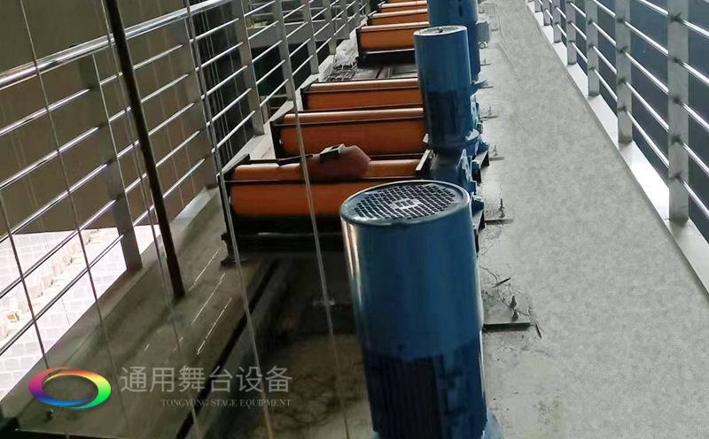 淮安開明實驗學校報告廳、舞臺機械吊桿、鋼性防火幕項目